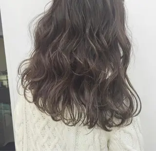 ロング カラー パーマ ヘアアレンジ hayaka todaのヘアスタイル