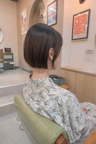 ショート 【ボブ】縮毛矯正/ 船橋駅5分/鈴木杏美のヘアスタイル