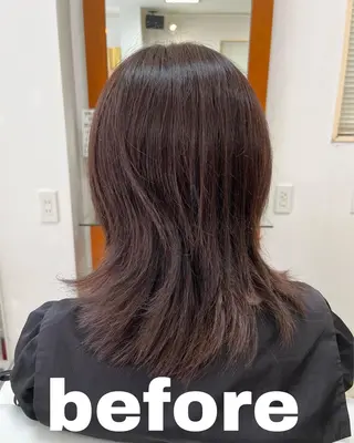 カラー ✂️ダメージレス カラー小林健太✂️のヘアスタイル
