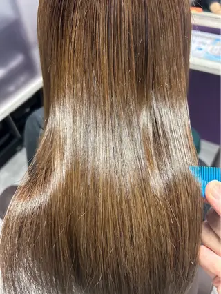 ロング 向田 真也のヘアスタイル