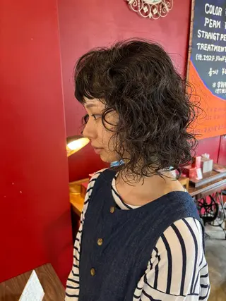 パーマ Ore'S Here BE Grad所属・イデカワ リナのヘアスタイル