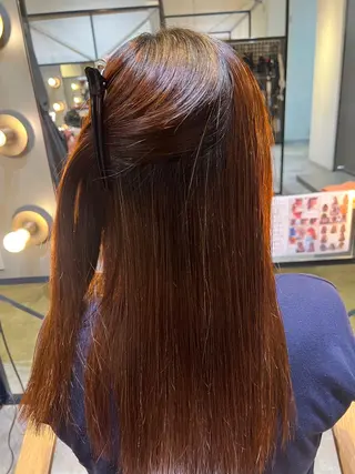 ロング 髪質改善ストレート Kantaのヘアスタイル