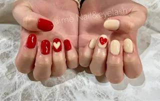 ネイル aime 中崎町のネイルデザイン