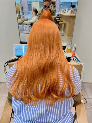 ロング カラー 🌞レイヤー×カラー 前川那津美🌞のヘアスタイル