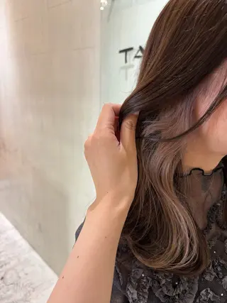 ロング カラー yui🥀/ボブ /ブリーチなしカラーのヘアスタイル