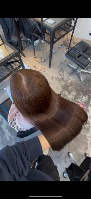ロング カラー ダメージレス艶カラー MISAKI🦋のヘアスタイル