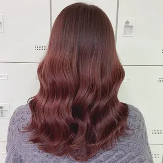 セミロング Wカラー/暖色/べ ージュりく©︎🐝のヘアスタイル