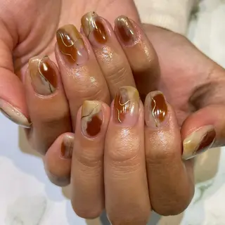 ネイル 糀屋 彩奈のネイルデザイン