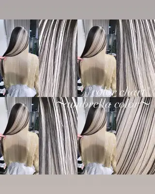 ロング カラー 💜ハイトーン💛 マジカルかいちゃんのヘアスタイル