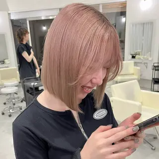 ショート カラー レイヤーカット/ 春日井/鵜飼元喜のヘアスタイル