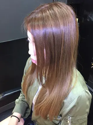 ロング カラー 関口 友行のヘアスタイル