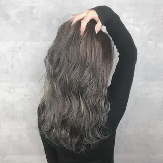 ロング カラー アンダーバーホワイト_WHITE所属・_WHITE芝本 賢吾【天王寺店】のヘアスタイル