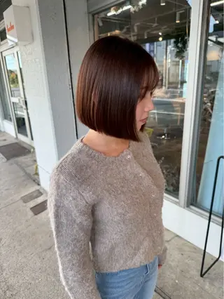 ショート aimu/レイヤー/ カラー/髪質改善のヘアスタイル