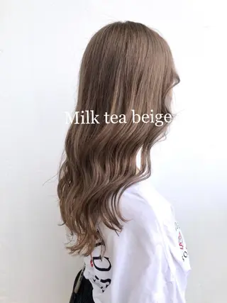 ロング カラー 店長/mao/ 前髪/顔周りカットのヘアスタイル