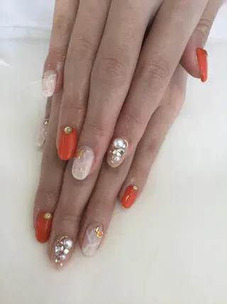 ネイル 💎🐰 saki. m 🐰💎のネイルデザイン