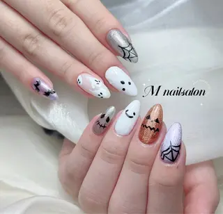 ネイル M🌷nail 長さだし専門店のネイルデザイン