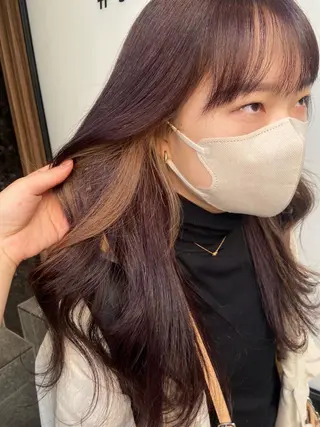 ロング カラー yuuna/ ハッシュカット🎀のヘアスタイル