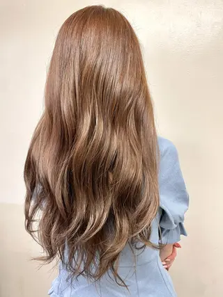 ロング カラー 髪質改善×METEO 店長 貞松直也のヘアスタイル