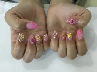 ネイル 💎🐰 saki. m 🐰💎のネイルデザイン