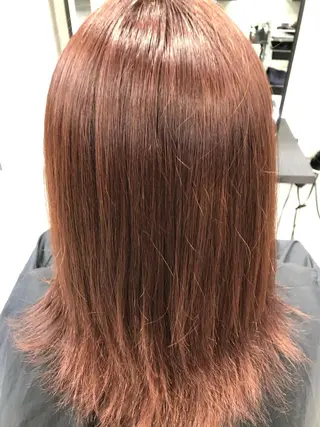 ミディアム カラー レイヤー×髪質改善✨ 渋谷/佐藤侑哉のヘアスタイル