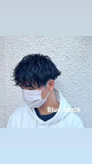 ショート カラー メンズ 茅ヶ崎パーマ特化/ スパイラル/ハルキのヘアスタイル