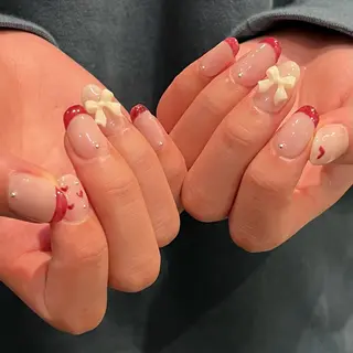 ネイル ボブ/暖色カラー コウボヒカルのヘアスタイル