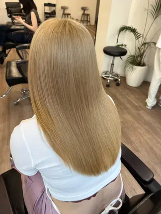 ロング カラー 韓国×髪質改善💊 似合わせ/武田涼のヘアスタイル