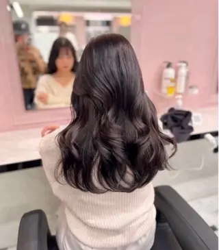 ロング miku/ラベンダー 透明感カラー🪻❤︎のヘアスタイル