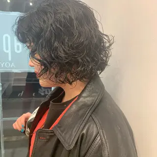 ミディアム パーマ apish パーマ/夏琳🌻のヘアスタイル