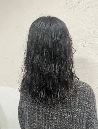 ロング パーマ 🍓艶髪/艶カラー ハイトーン/しんたにのヘアスタイル