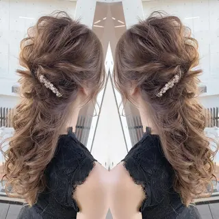 ヘアアレンジ Merci メルシー 福岡、今泉のヘアスタイル