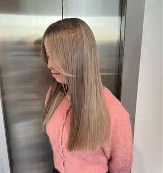 ロング カラー レイヤー/透明感 カラー🌿KANTAのヘアスタイル