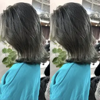 ミディアム カラー ✨弱酸性縮毛矯正✨ ✨髪質改善✨hiroのヘアスタイル