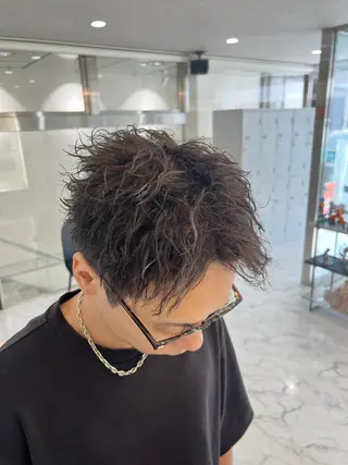 ショート パーマ メンズ ✨️メンズ特化✨️ 辻 正人のヘアスタイル