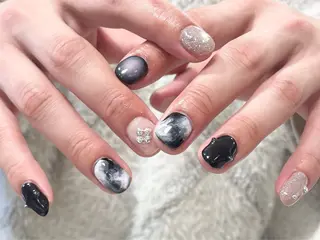 ショート 尾張 玖羽のネイルデザイン