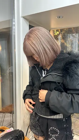 ショート カラー じゅわっと暖色カラー 🍊Moemiのヘアスタイル