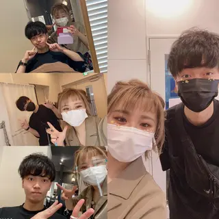 ショート カラー メンズ キッズ ✂︎ショート、ボブ、 レイヤー🩵YUMIのヘアスタイル