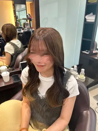 ロング カラー 坂本奈都美 🎀のヘアスタイル