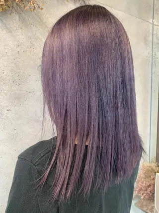 ミディアム カラー にった みずきのヘアスタイル