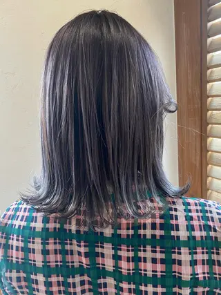 ミディアム グレージュ/レイヤー /韓国ヘア/RISAのヘアスタイル