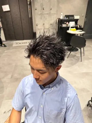 ショート ヘアアレンジ メンズ NEXT NEO所属・メンズヘア静岡 ✂︎Ryuheiのヘアスタイル