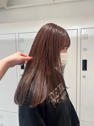 ロング カラー みう/仙台/暖色/ 艶髪/顔周りカット/のヘアスタイル
