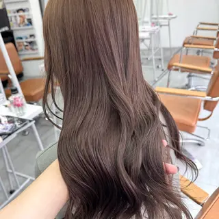 ロング カラー ヘアアレンジ ブリーチなしカラー /ベージュ/安形翔のヘアスタイル