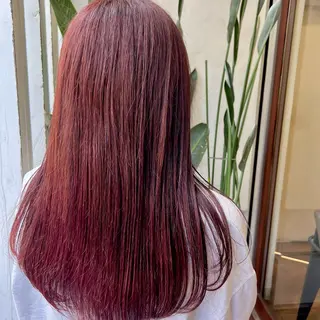 ロング カラー ブリーチカラー🦖 岡部木乃夏のヘアスタイル