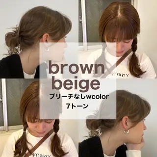 ロング カラー ヘアアレンジ 愛結 暖色カラー🎀🩰のヘアスタイル