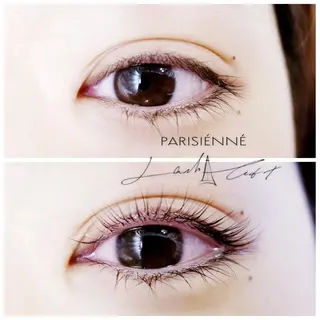 マツエク・マツパ 1ヶ月後も半分残る 高持続LEDエクステのマツエク・マツパデザイン