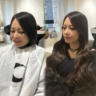 ショート 美容室ORIKA /AI 海外レイヤーのヘアスタイル