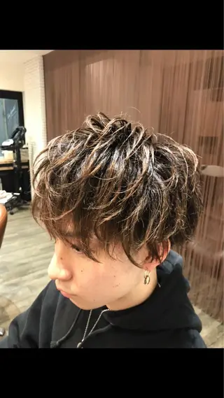 メンズ 限定クーポン 💕大量更新ブリーチのヘアスタイル