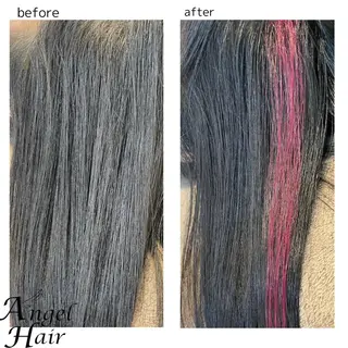 ヘアアレンジ カラー セミロング AngelHair 蒲田店のヘアスタイル