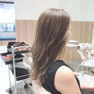 ロング ボブ/ハイトーン 立川loose 下田のヘアスタイル